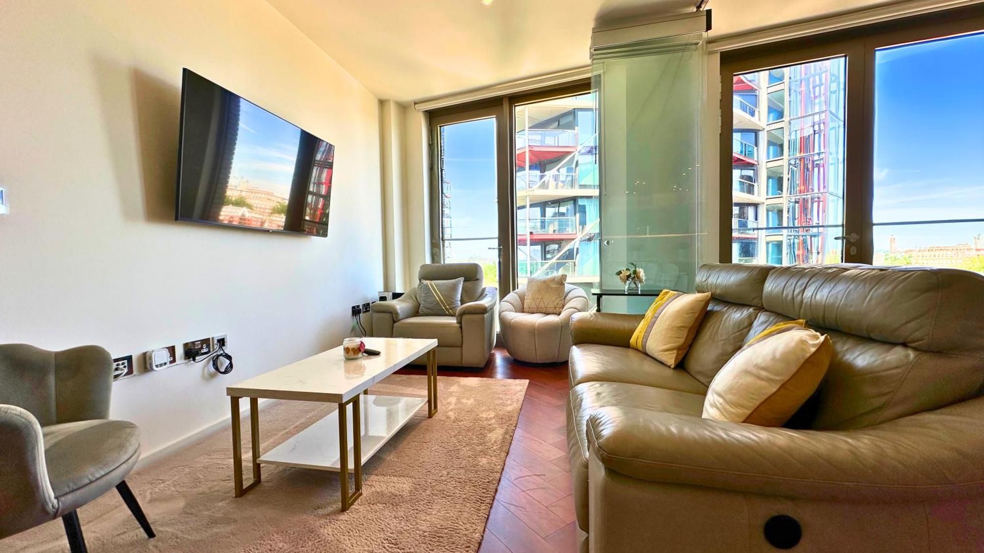 Lavish Penthouse River View Fast Wifi - Luxurylondonstays Extérieur photo